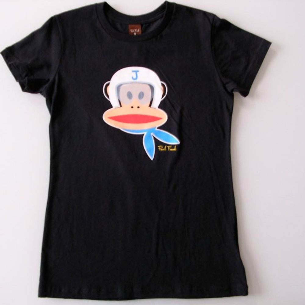 GENUINE PAUL FRANK FAST CAR JULIUS T-SHIRT BLACK